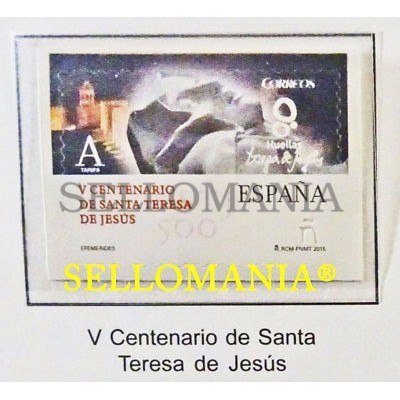 2015 V CENTENARIO SANTA TERESA DE JESUS EDIFIL 4930 ** MNH GIAN BERNINI  TC20468