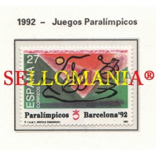 1992 JUEGOS PARALIMPICOS BARCELONA 92 PARALYMPIC GAMES 3192 ** MNH TC22287