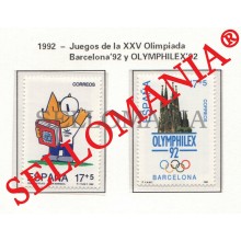 1992 JUEGOS OLIMPICOS BARCELONA 92 COBI OLYMPIC GAMES 3218 / 19 ** MNH TC22297