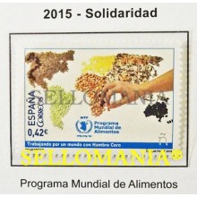 2015 SOLIDARIDAD PROGRAMA MUNDIAL ALIMENTOS EDIFIL 4974 ** MNH FOOD TC20497