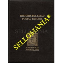 HISTORIA DEL SELLO POSTAL ESPAÑOL TOMO II ALFONSO XII  Y  XIII  MONTALBAN CUEVAS  TC22788