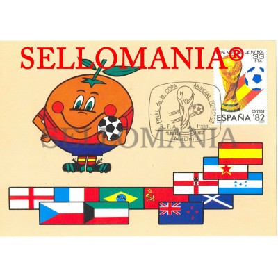 TARJETA MAXIMA COPA MUNDIAL FUTBOL WORD FOOTBALL CUP SOCCER MAXIMUM CARD TC22663