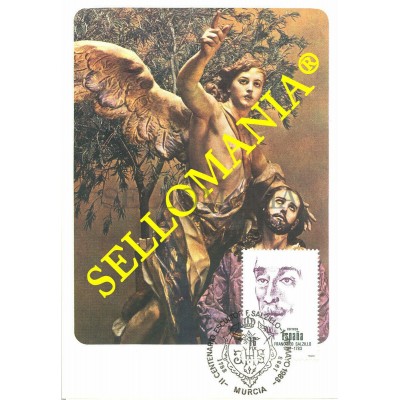 1983 TARJETA MAXIMA CARD FRANCISCO SALZILLO ESCULTURA SCULPTURE TC22692
