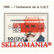 1988 UGT PABLO IGLESIAS GENERAL WORKERS UNION TRAVAIL  2948 MNH ** TC22825 FR