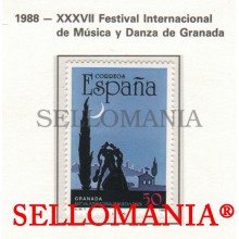 1988 FESTIVAL MUSICA MUSIQUE DANSE MUSIC DANCE GRANADA  2952 MNH ** TC22829 FR