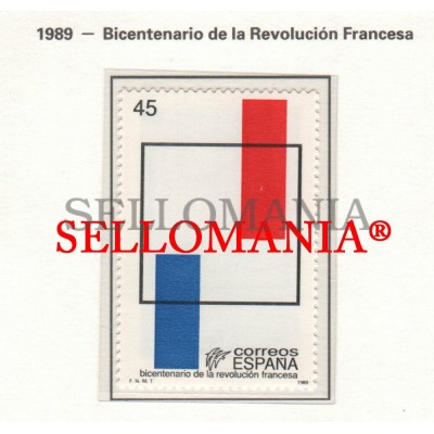 1989 REVOLUTION FRANÇAISE FRENCH REVOLUTION REVOLUCION 2988 MNH ** TC22851 FR