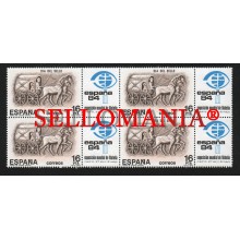 1983 DILIGENCE POSTAL CARRIAGE DILIGENCIA HORSE CHEVAL 2719 MNH ** B4 TC22982 FR