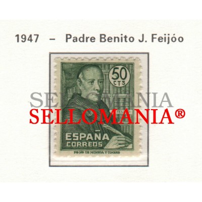 1947 PADRE BENITO FEIJOO BLESSED FATHER PRETRE BENOIT 1011 MNH ** TC23470 FR