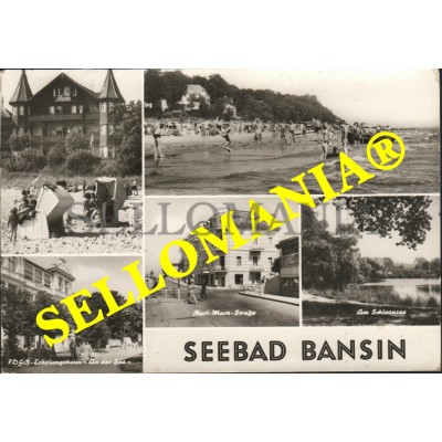 POSTKARTE DEUTSCHLAND SEEBAD BANSIN HERINGSDORF GERMANY ALEMANIA CC05492 DE