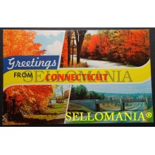 POSTCARD GREETINGS FROM CONNECTICUT CC05033 USA