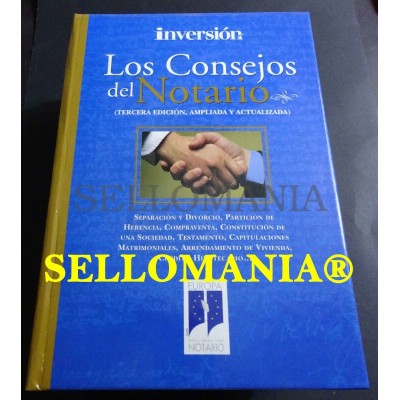 LOS CONSEJOS DEL NOTARIO TERCERA EDICION INVERSION 1999 TC23803 A6C2