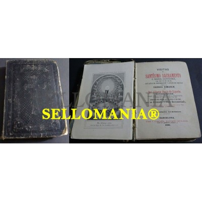 VISITAS AL SANTISIMO SACRAMENTO AÑO 1888 PONS Y COMPAÑIA EDITORES TC23820 A5C1