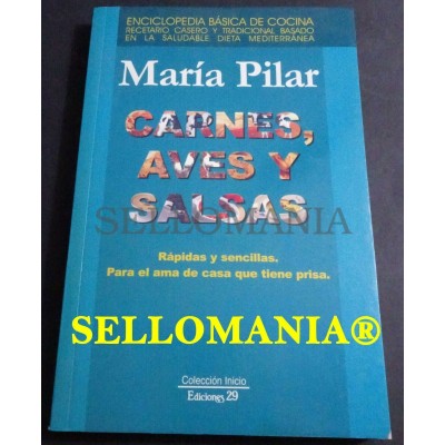 CARNES AVES Y SALSAS MARIA PILAR 2003 COCINA DIETA MEDITERRANEA TC23838 A5C1