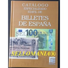 CATALOGO ESPECIALIZADO EDIFIL BILLETES DE ESPAÑA ULTIMA EDICION 2021 TC23932
