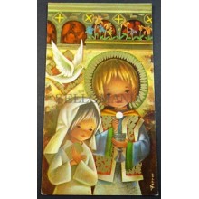 ESTAMPA HOLY CARD PRIMERA COMUNION FIRST COMMUNION ANDACHTSBILD SANTINI   CC1742