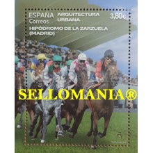 2020 HIPODROMO DE LA ZARZUELA CARRERAS DE CABALLOS HORSES 5447 ** MNH HB TC23922