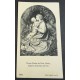 OLD BLESSED VIRGIN MARY JESUS CHILD HOLY CARD ANDACHTSBILD SANTINI        CC2135