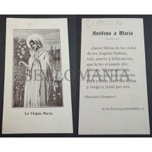 OLD BLESSED VIRGIN MARY HOLY CARD ANDACHTSBILD SANTINI SANTINO CC2159