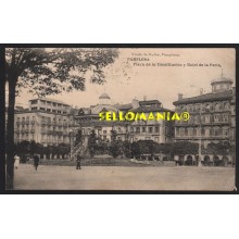 POSTAL AÑOS 1900 - 1910 PAMPLONA HOTEL LA PERLA NAVARRA HAUSER Y MENET TCP00147