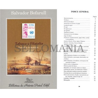 TABACO Y FILATELIA  BIBLIOTECA DE HISTORIA POSTAL EDIFIL Nº 8  SALVADOR BOFARULL