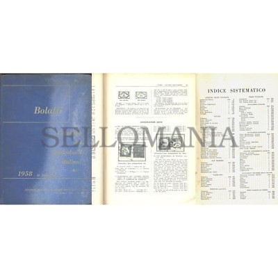 BOLAFFI CATALOGO DEL FRANCOBOLLI ITALIANI 1958 III EDICIONE   SELLOS DE ITALIA  