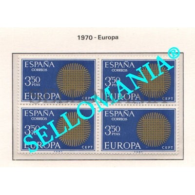 1970 EUROPA CEPT EDIFIL 1973 ** MNH B4  EUROPE     TC21685