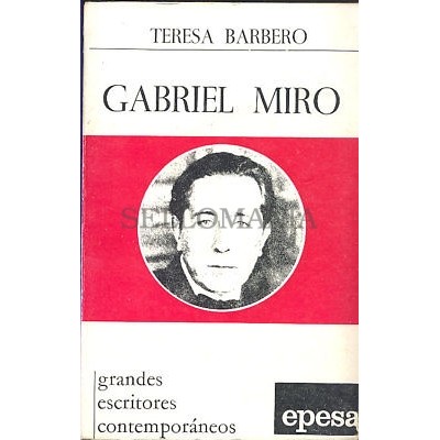 GABRIEL MIRO TERESA BARBERO EPESA EDICION 1973                      TC11987 A6C2