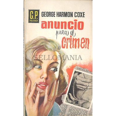ANUNCIO PARA EL CRIMEN GEORGE HARMON COXE AÑO 1960 GP POLICIACA 120 TC12048 A6C2