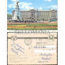 POSTCARD LONDON GUARDS BUCKINGHAM PALACE 1967 ENGLAND LONDRES INGLATERRA POSTAL CC03460 UK