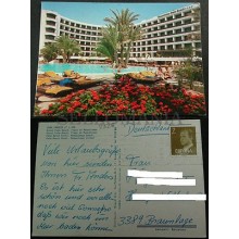 ANTIGUA POSTAL GRAN CANARIA 1976 HOTEL PALM BEACH PLAYA DE MASPALOMAS    CC03627