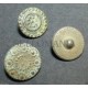3 SMALL ANTIQUE BUTTON CENTURY XVIII OLD BOUTON BUTTON BOTON SEE MY SHOP CCB6