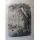 ANTIQUE ENGRAVED NEW GRANADA 1876 VIEW OF CAUCA 19th CENTURY PRINT 043CC