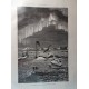 ANTIQUE ENGRAVED NORTH POLE 1876 SHACK ON THE ICE 19th CENTURY PRINT 048CC