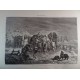 ANTIQUE ENGRAVED NORTH POLE 1876 THE HUSKIES MUSIC BOXES 19th CENTURY PRINT 50CC