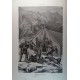 ANTIQUE ENGRAVED NORTH POLE 1876 LUNCH INTERRUPTED 19th CENTURY PRINT 51CC