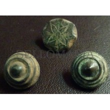 3 SMALL ANTIQUE BUTTON CENTURY XVIII OLD BOUTON BUTTON BOTON SEE MY SHOP CCB40