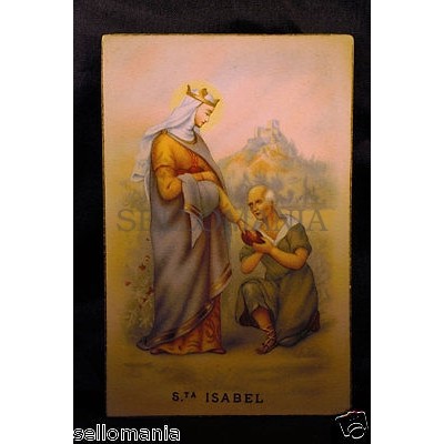 ANTIGUA POSTAL SANTA ISABEL OLD SAINT ELIZABETH POSTCARD HOLY CARD        CC0002