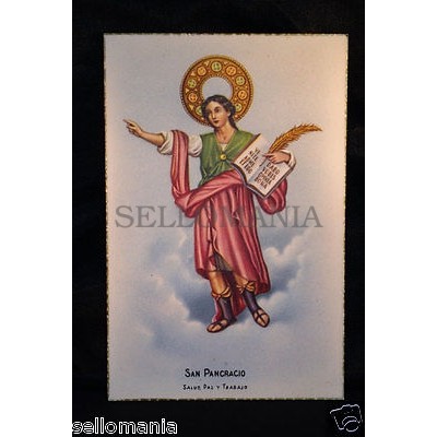 ANTIGUA POSTAL SAN PANCRACIO OLD SAINT PANCRAS POSTCARD HOLY CARD         CC0015