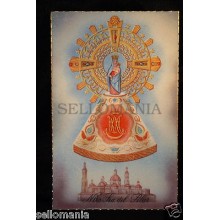 ANTIGUA POSTAL VIRGEN DEL PILAR . OLD OUR LADY OF THE PILLAR HOLY CARD  CC29