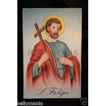 ANTIGUA POSTAL SAN FELIPE . OLD SAINT PHILIP  HOLY CARD SEE MY SHOP  CC36