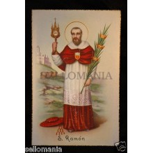 ANTIGUA POSTAL SAN RAMON . OLD SAINT RAMON  HOLY CARD   SEE MY SHOP  CC39