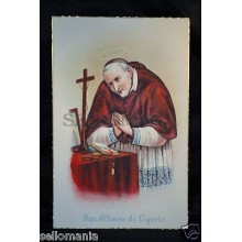 ANTIGUA POSTAL SAN ALFONSO LIGORIO  OLD SAINT ALPHONSUS LIGUORI  HOLY CARD CC43