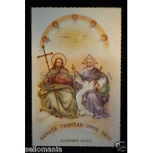 ANTIGUA POSTAL SANTISIMA TRINIDAD   OLD SAINT TRINITY  HOLY CARD   CC63