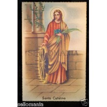 ANTIGUA POSTAL SANTA CATALINA  OLD SAINT CATALINA HOLY CARD  CC65