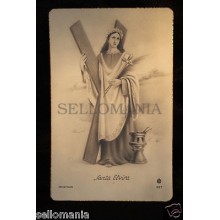 ANTIGUA POSTAL SANTA ELVIRA  OLD SAINT ELVIRA  HOLY CARD SEE MY SHOP CC72