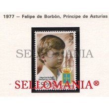1977 FELIPE DE BORBON PRINCIPE DE ASTURIAS EDIFIL 2449 ** MNH PRINCE TC21160