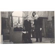 FOTO APOSTALADA AÑOS 1945-49 TEATRO CATALAN CATALUNYA MANCHA QUE LIMPIA  CC00083