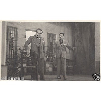 FOTO APOSTALADA AÑOS 1945 1949 TEATRO CATALAN PASIONERA CATALUNYA        CC00110
