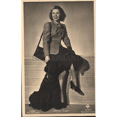 OLD POSTCARD ACTRESS GERMANY JENNY JUGO YEARS 1940 CARTE POSTALE POSTAL   CC1275