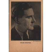 OLD POSTCARD GERMANY ACTOR ALBRECHT SCHOENHALS YEARS 1940 POSTKARTE       CC1304